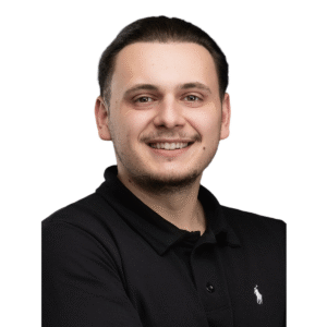 Porträtfoto von Albin Shuti, Sicherheitsfachkraft